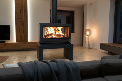 Invicta Aaron Bundle - Stove, Bench, and Spare Glass