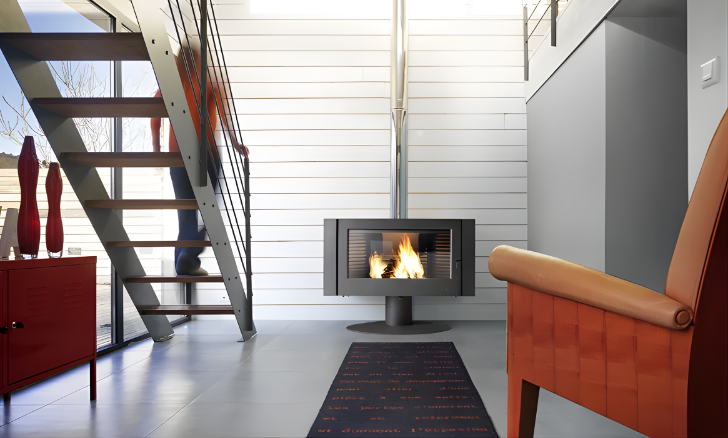 Vented with Flue for mid century home for efficient heat