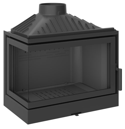 KFD ECO MAX 7 Left or Right hand Corner Wood Fireplace Insert Left hand Corner or Right Hand corner wood burning fireplace