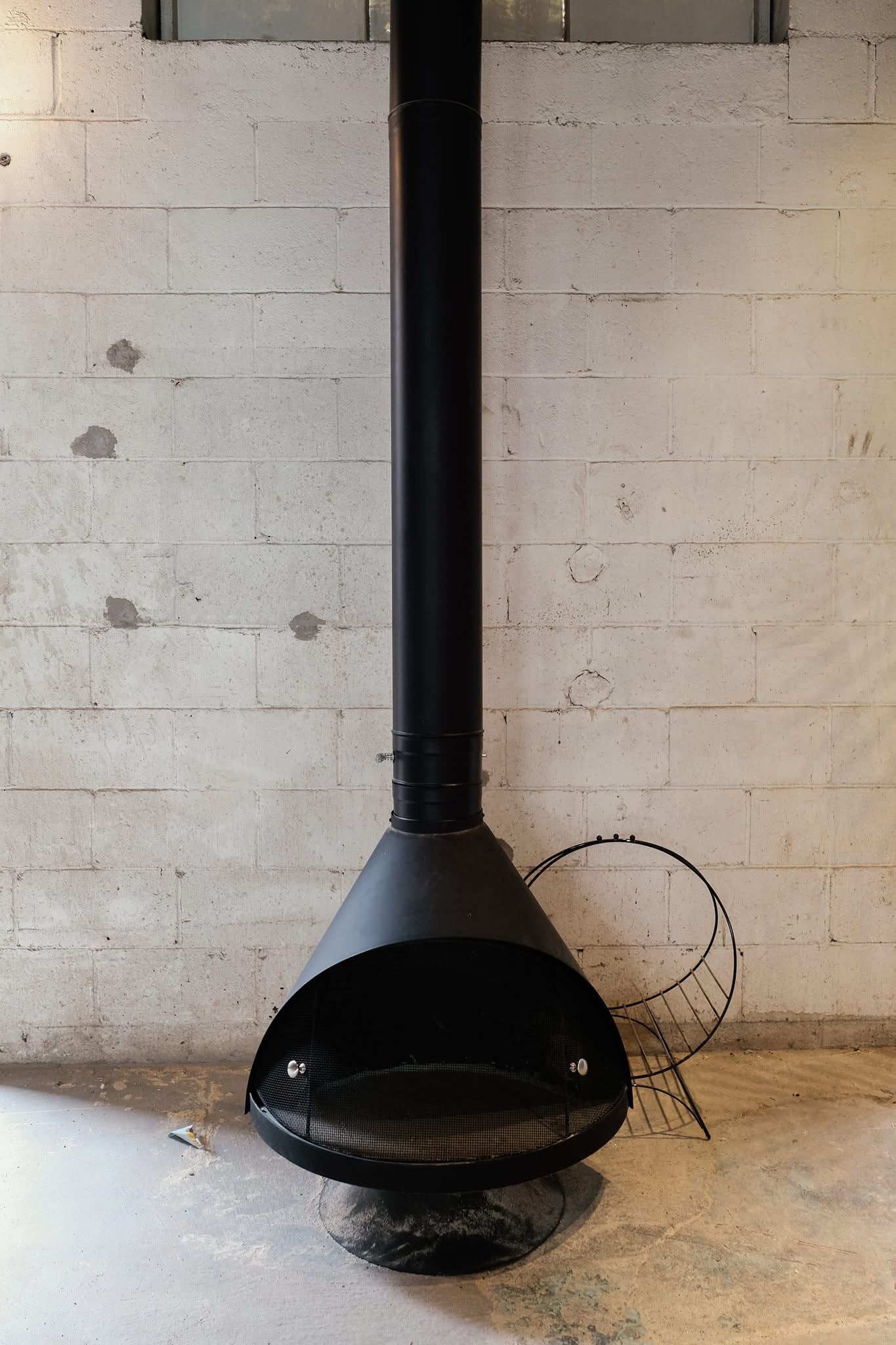 Malm 34” Zircon Freestanding Wood Burning Fireplace