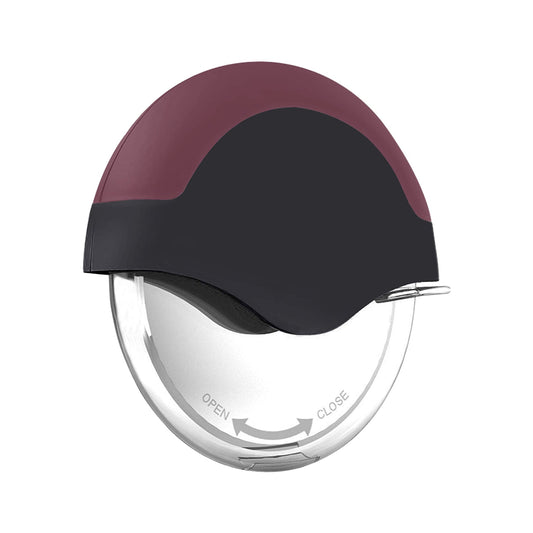 CHICAGO BRICK OVEN PIZZA CUTTER WITH COVER, PIZZA WHEEL, ERGONOMIC PLASTIC PIZZA CUTTER WHEEL WITH PROTECTIVE BLADE GUARD, MINI PIZZA CUTTER, COMPACT & DISHWASHER SAFE PIZZA CUTTER