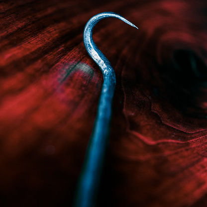 Cowboy Cauldron Hand-Wrought Pigtail, Juice-Retaining BBQ Meat Flipper and Fire Poker for Outdoor Cooking