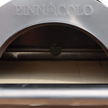 Pinnacolo Ibrido Hybrid Gas/Wood Pizza Oven with Cart, 35,000 btu LP Burner, Includes Premium Accessory Package