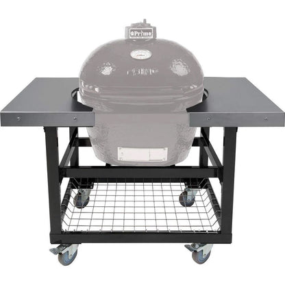 Smokey Mountain, Fireplaces, Primo, Grills, Outdoor Living, Burner, Fire, Primo Ceramic, Grill Head, XL 400, Kamado Grill, Cypress, Table, Primo Cradle, Portable Top, Basket, Stainless Steel 
