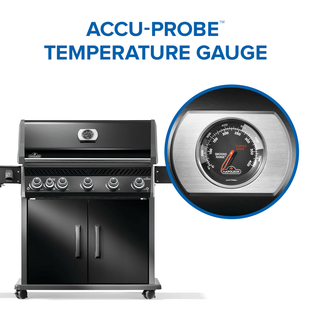 napoleon rogue series pro 625 sib accu-probe temperature gauge
