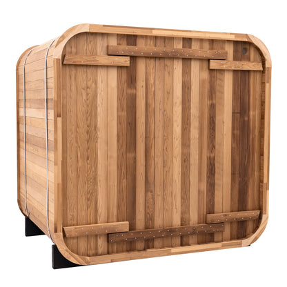 Summit Outdoor Sauna - 6 Person w/ Harvia KIP 8kW Heater by Redwood Outdoors