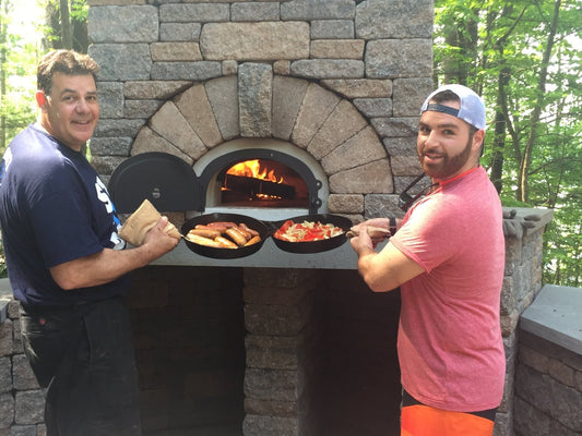 Chicago Brick Oven CBO-500 DIY Wood Fired Built-In Pizza Oven Kit | 27" x 22" | Made in USA