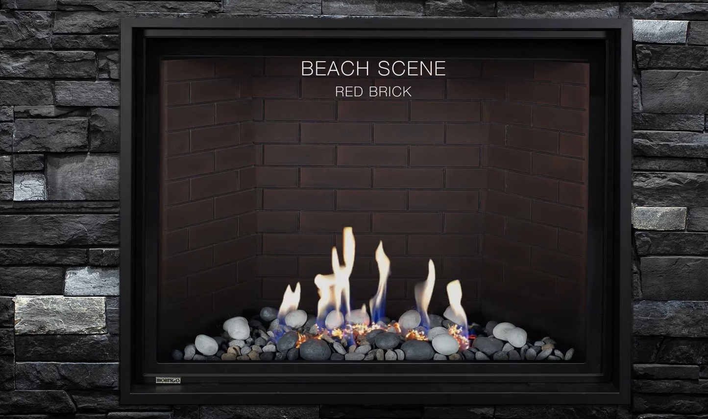 Montigo DELRAY SQUARE DRSQ46-2 FULL LOAD FIREPLACE