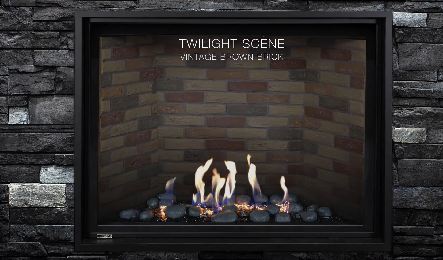 Montigo DELRAY SQUARE DRSQ46-2 FULL LOAD FIREPLACE