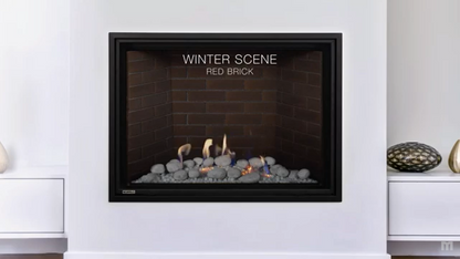 Montigo DelRay Square DRSQ42-2 Full Load Fireplace