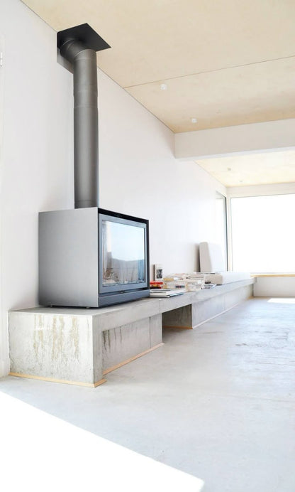 Living room installed Grey Stuv 16-68 cube