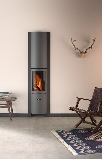 Stûv 30 Compact H - 360° Rotating 6KW Wood Burning Stove