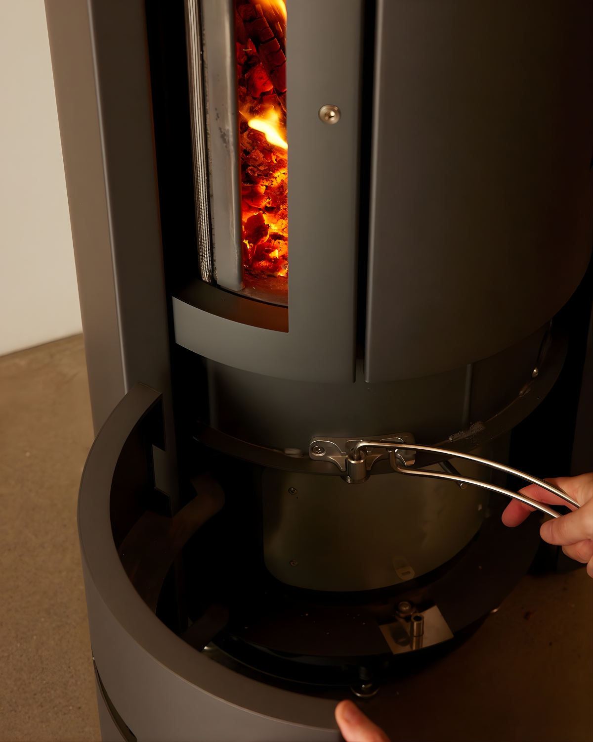 Opening of Freestanding STUV 30C wood burning stove. Highly efficient Premium and compact Indoor log burner fireplace with high-quality steel construction, Multi-Use Function and wide range BTU heat Output. 
Reduce your carbon footprint with Stuv 30C wood stove from Smokey Mountain Fireplace, Eco-friendly and Best for the money fireplace.