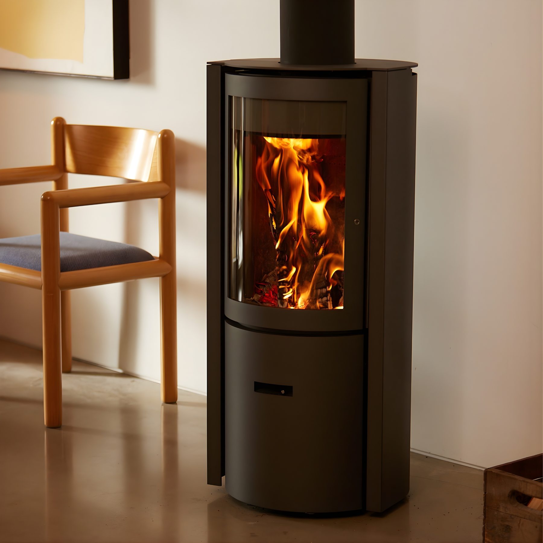 Stuv 30C wood burning stove with visible flames in a room with a wooden chair. STUV "Japandi style fireplace"

"Carbon-neutral wood heating"

"Minimalist home sanctuary decor"

"High-efficiency fireplace inserts 2026"Alt Text: Ensure every image has descriptive alt text (e.g., Stûv 30 wood stove in modern living room with concrete floors).

Schema Markup: Use a Shopify app like JSON-LD for SEO. This tells Google "This is a Product for sale for $X amount," which gets you those "Stars" and "Price" snippets in
