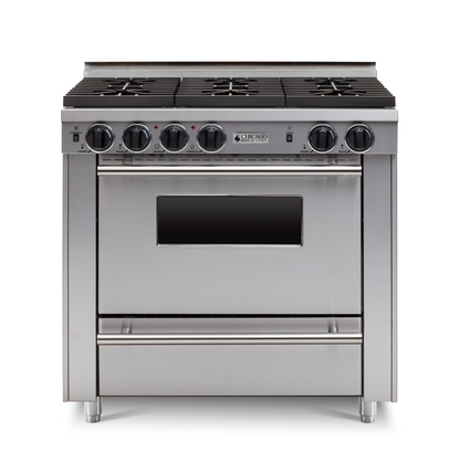 Chicago Brick Oven - 36” All-Gas Convection Range - Sealed Burners (4-6 Burners Option )