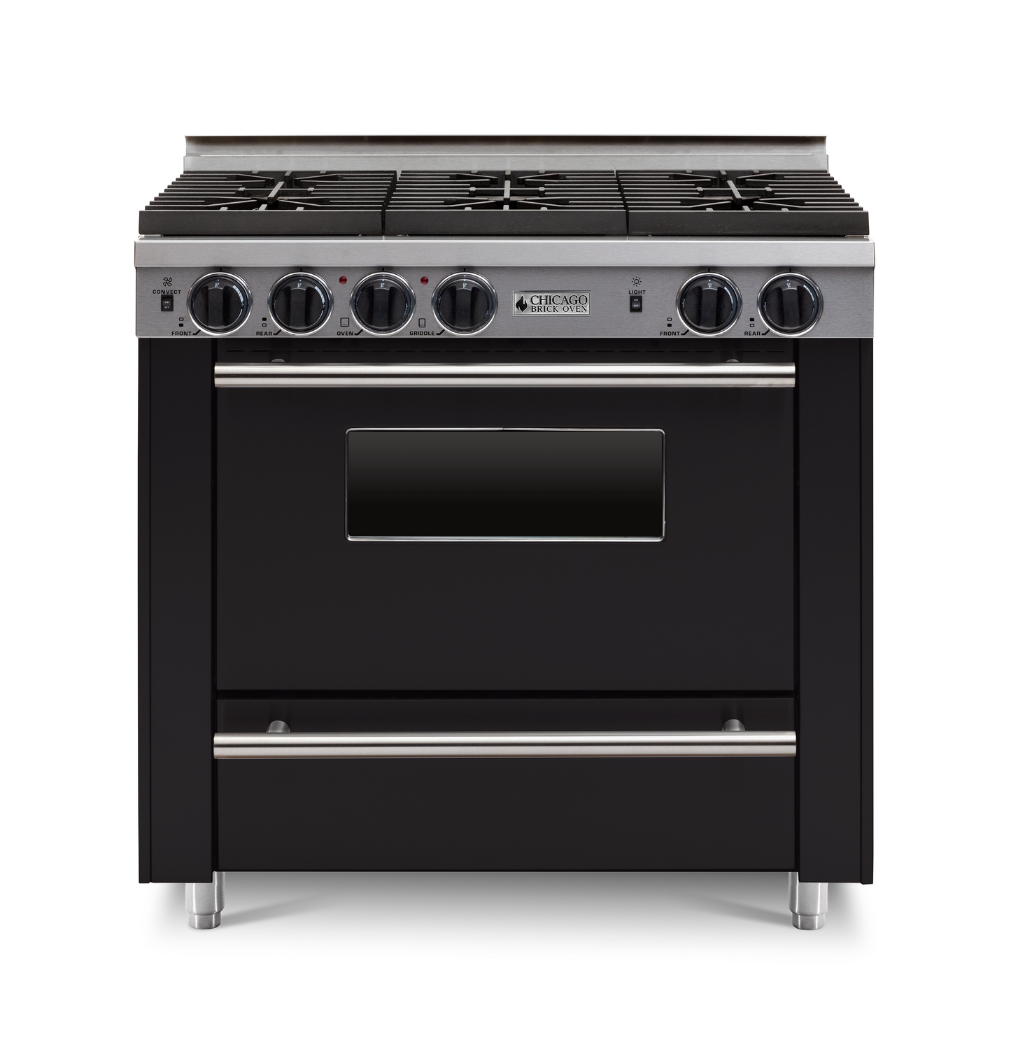Chicago Brick Oven - 36” All-Gas Convection Range - Sealed Burners (4-6 Burners Option )
