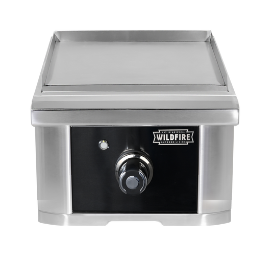 Wildfire Ranch Pro 15" Side Griddle, Black Stainless Steel