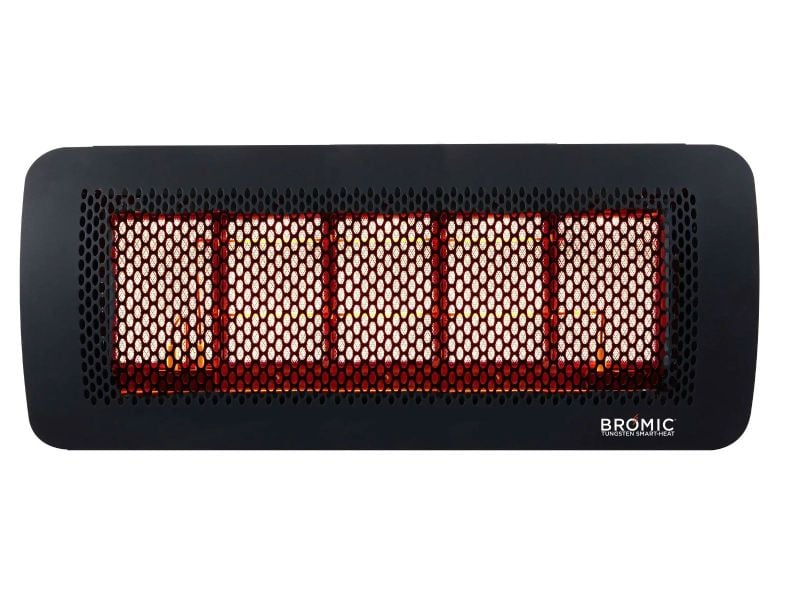 Front view of Bromic Tungsten 500 series Propane heater LP- 43,000