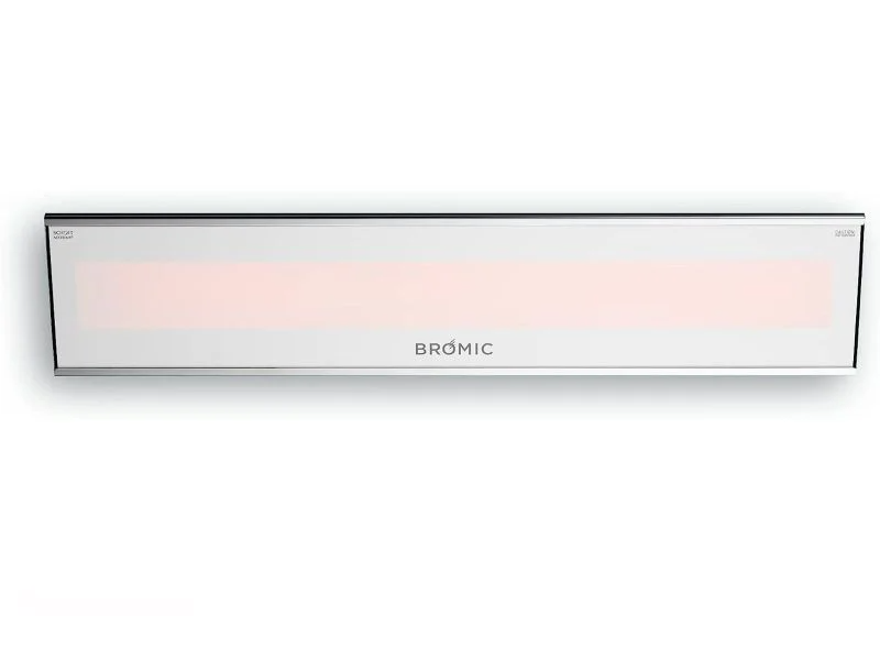 Front view 3400W white bromic platinum electric marine heater