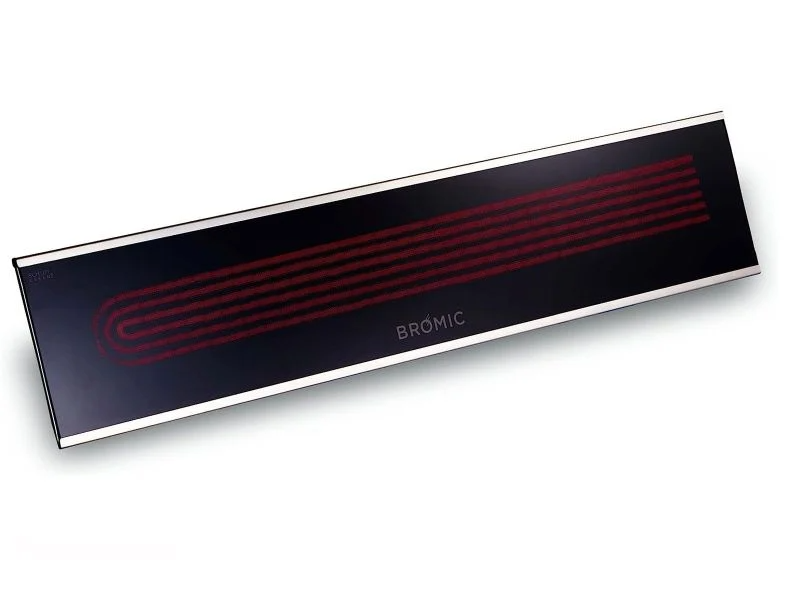 Angle view 2300W black bromic platinum smart-heat electric marine heater