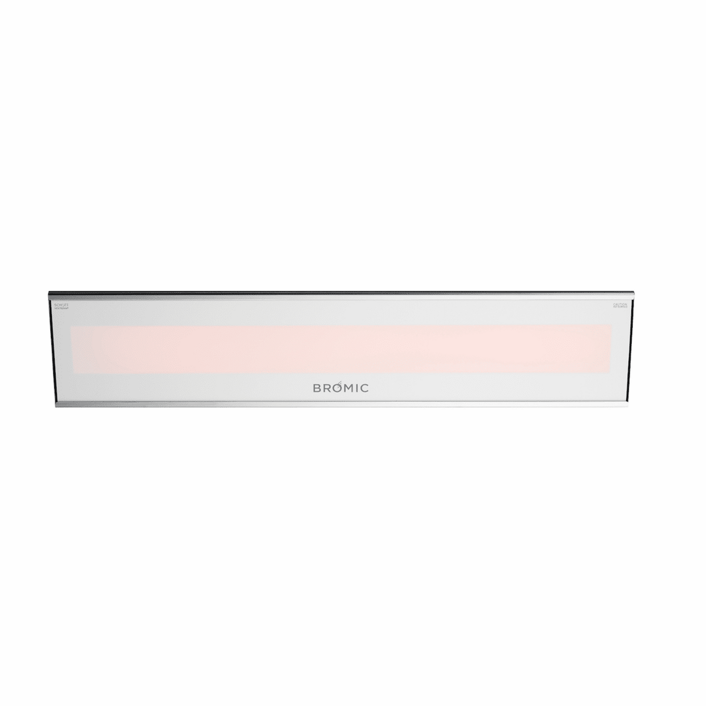 front view 3400W White Bromic Platinum Electric heater