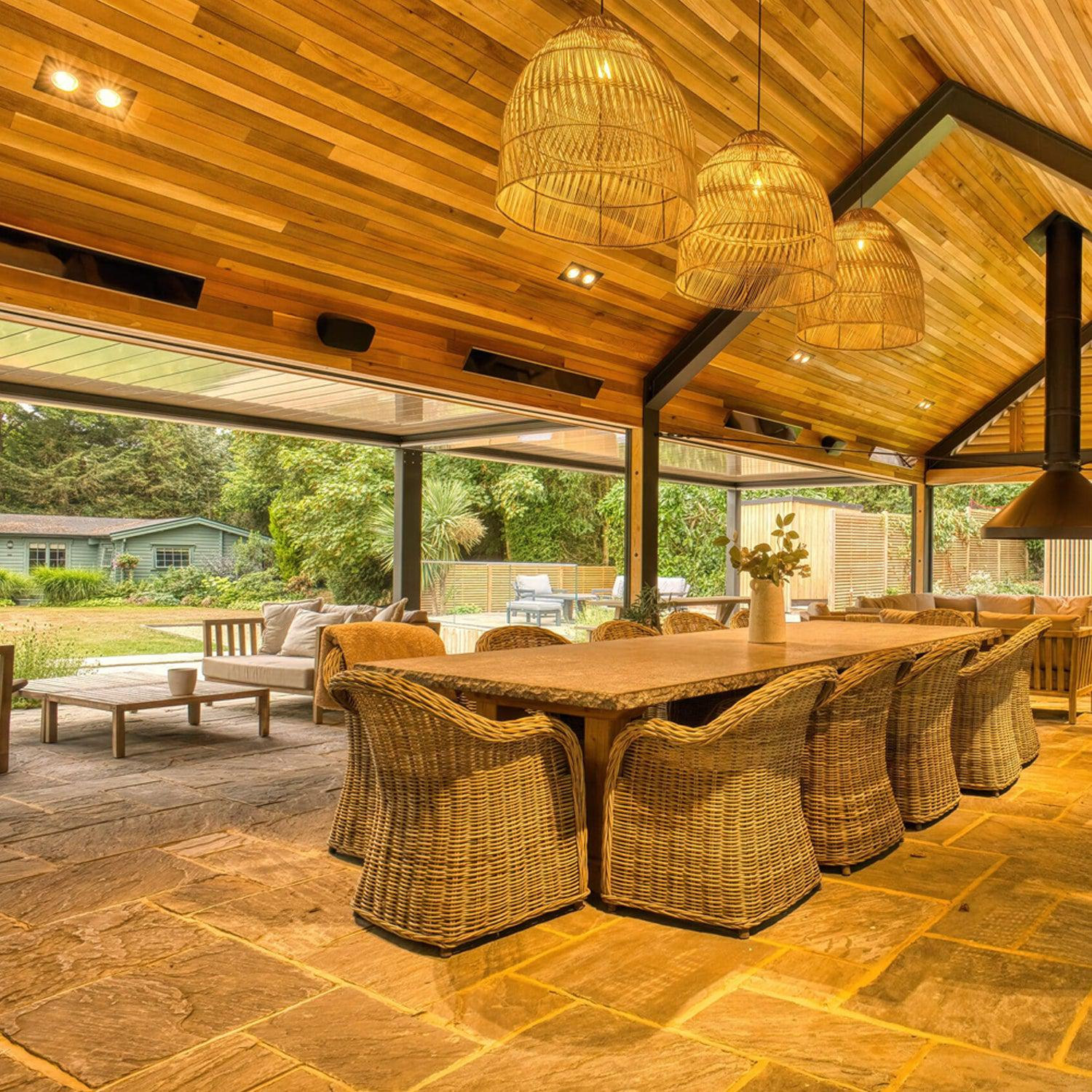 Patio ceiling mount 3400W Black Bromic Platinum Electric heater