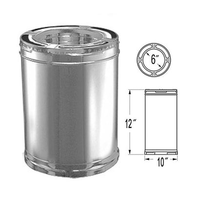 DuraVent Duraplus 2100° HT Chimney Systems - Triple Wall All-Fuel Chimney Pipe