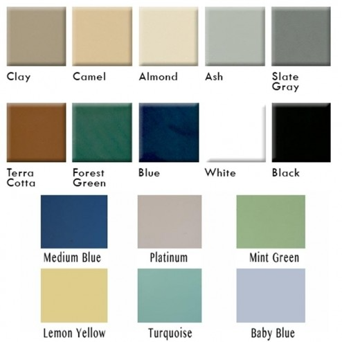 Porcelain colors- Porcelain is for the Wood Burning Fireplacces by Malm. Powder Coating is for Gas and electric