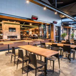 Restaurant Ceiling Hanged Bromic Platinum Smart-heat gas 500 Series NG