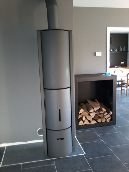 Stûv 30 Compact H - 360° Rotating 6KW Wood Burning Stove