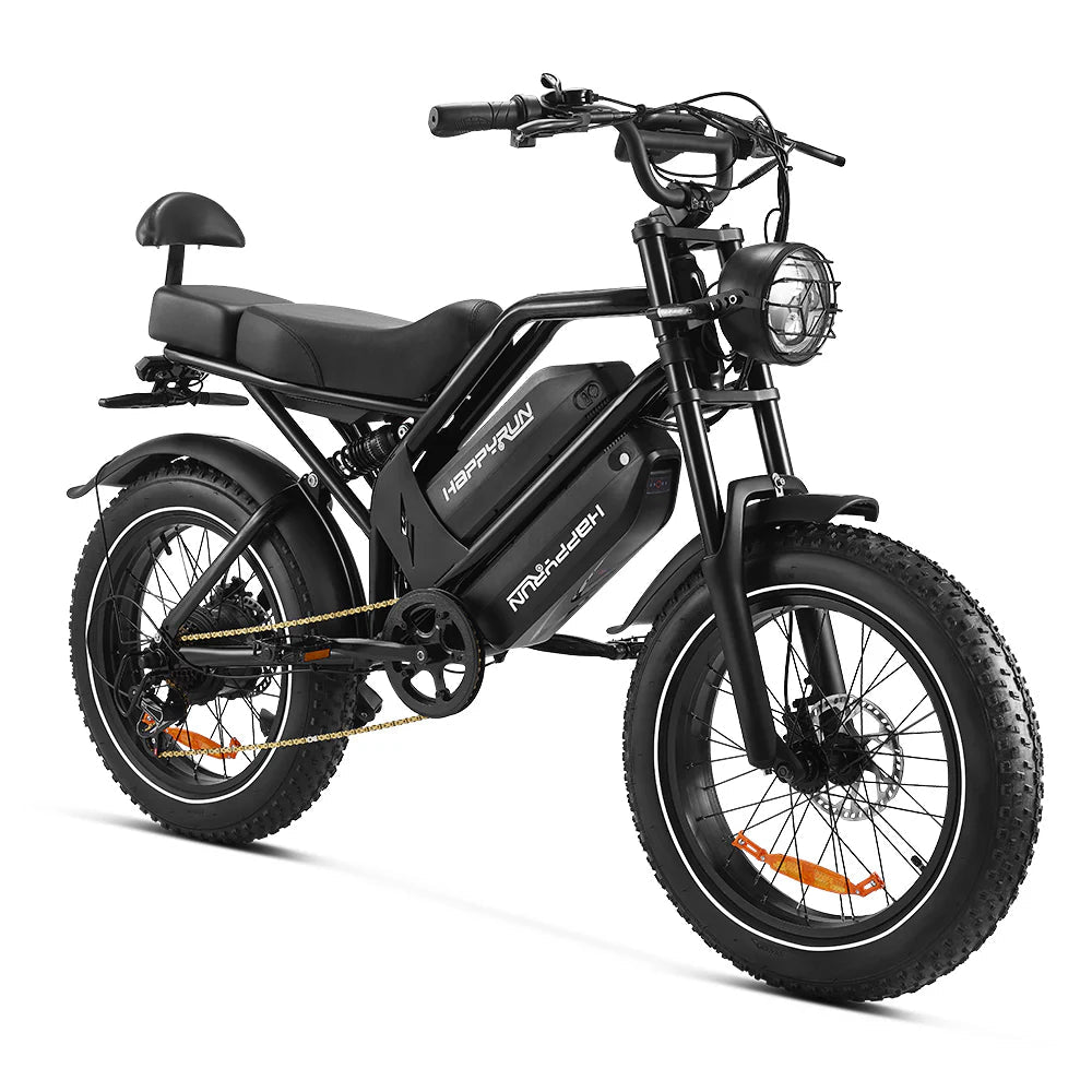HappyRun G70 750W Hydraulic Brakes Fast Electric Cargo Bikes