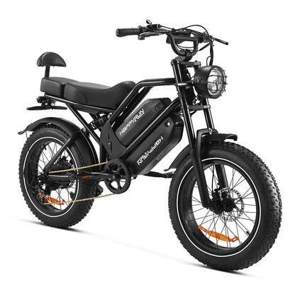 HappyRun G70 750W Hydraulic Brakes Fast Electric Cargo Bikes