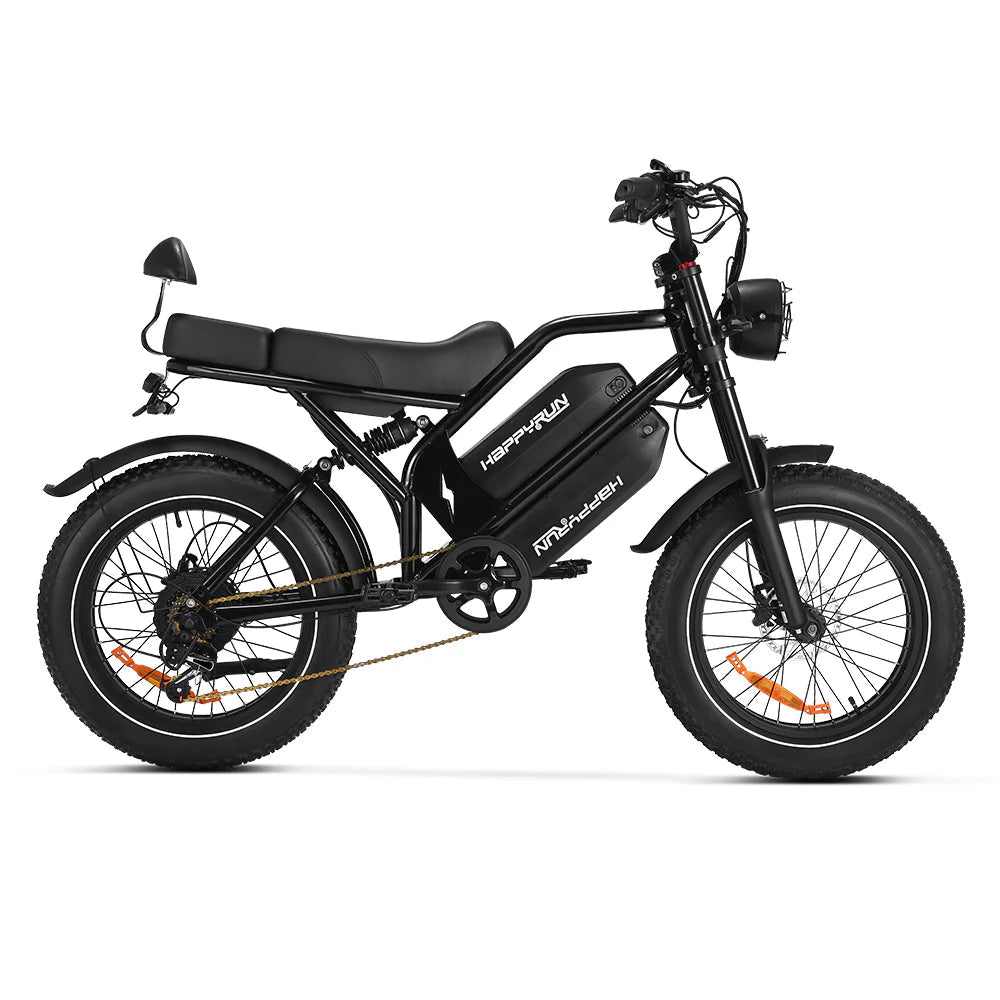 HappyRun G70 750W Hydraulic Brakes Fast Electric Cargo Bikes
