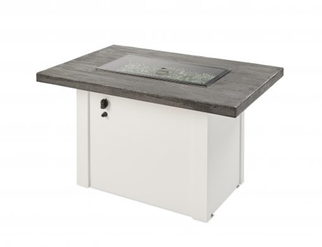 Driftwood, Havenwood, Rectangular Gas Fire Pit Table, Fire Pit Table