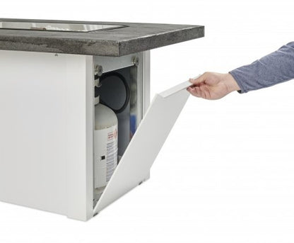 Driftwood, Havenwood, Rectangular Gas Fire Pit Table, Fire Pit Table