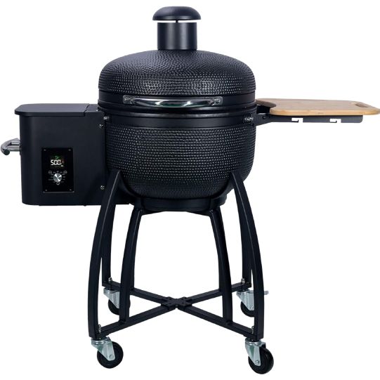 24" HR Kamado Joe Black Auto-feed pellet smokers grill. Outdoor/Backyard pellet smoker, Freestanding Eco-friendly outdoor cooking station.
Modern design Freestanding bbq smoker grill. This product is similar to BSTRD.CORE 19 1/4-in Large Complete Kamado Grill in Graphite - B301G-USA, Primo All-In-One Round Ceramic Kamado Grill With Cradle & Side Shelves - PGCRC, Akorn Kamado Kooker Charcoal Grill