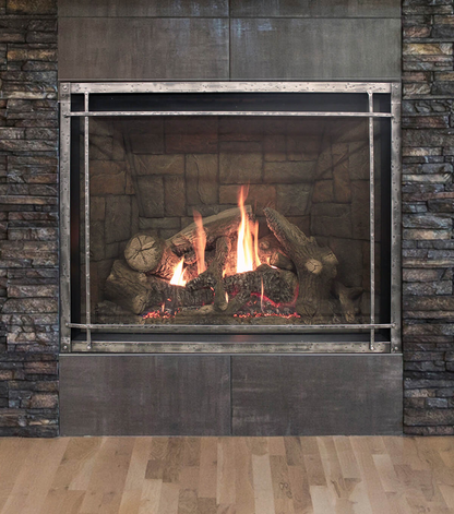 Montigo Paragon Single Sided Modern Custom Indoor Gas Fireplace Inserts with forge iron trim kit and TruFlame gas Technology to ensures maximum flames and a beautiful ember glow with minimum emissions. 
Highly Efficient and clean burning Direct vent Gas Fireplace. Best Ideas for Fireplace at Smokey Mountain Fireplace. This product is similar to Napoleon 36-in Elevation Built-in Electric Fireplace, Majestic Designer See-Through Wood Burning Fireplace, Modern Flames Redstone 36".