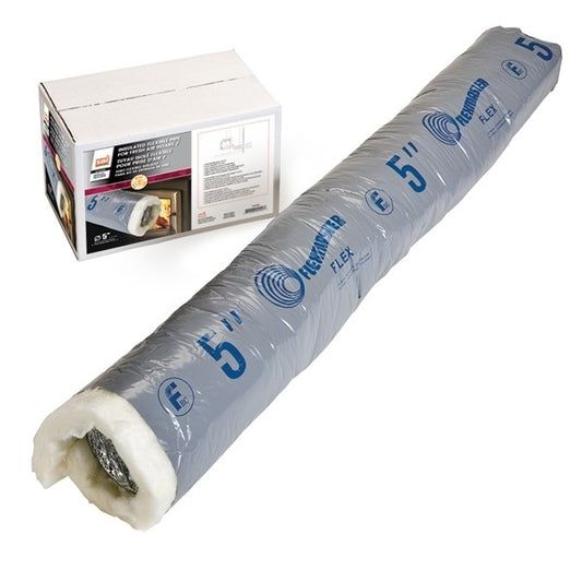 Osburn 5" Diameter x 4' Insulated Flex Pipe for Fresh Air Intake Kit