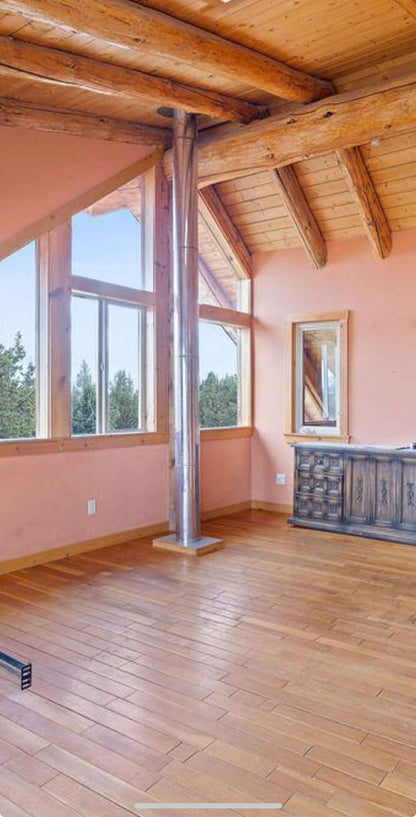 DuraVent DirectVent Pro 3 Inch & 3 Inch Aluminum Flex Liner with High Winds Cap Direct Vent Pipe For Gas Fireplaces & Gas Stoves