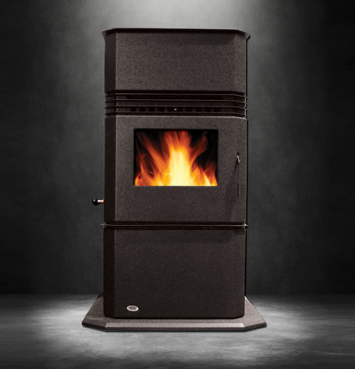 Hudson River Stone Works Kinderhook Freestanding Pellet Stove - HRK-FS Extras included