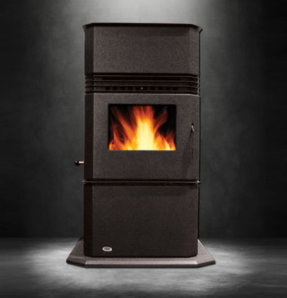 Hudson River Stone Works Kinderhook Freestanding Pellet Stove - HRK-FS Extras included