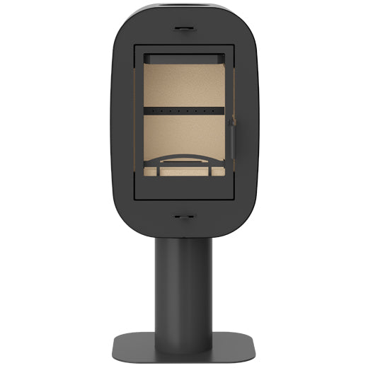 Modern Freestanding stove the KFD Lidia is very similar to the Nectre N65 it is a sleek and modern hand made wood fireplace