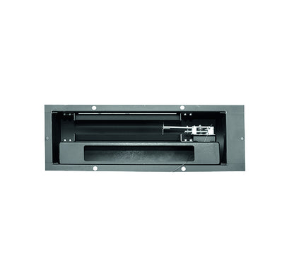 Dorako Linea Two Sided Glass Wood Burning Fireplace Insert