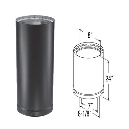 7'' DuraVent flue pipe Bundle for vaulted or flat ceilings- perfect for Invicta