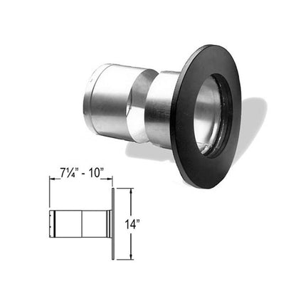 6" DuraLiner Masonry Thimble with Slip Connector - 6DLR-MTSC