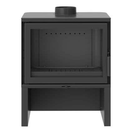 KFD Whitney Is one of the hottest burning stoves sold in the US. Large Face Free Standing Wood Burning Stove. Floating fireplace the same style as the Invicta Nelson. Scandinavian Style Fireplace Mid century Modern Fireplace