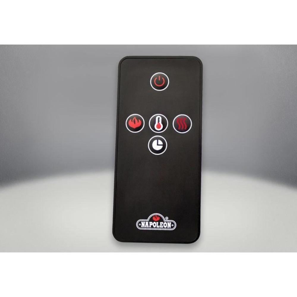 Malm 34" Zircon Electric Fireplace With Remote Control - Mid Century Modern Fireplace