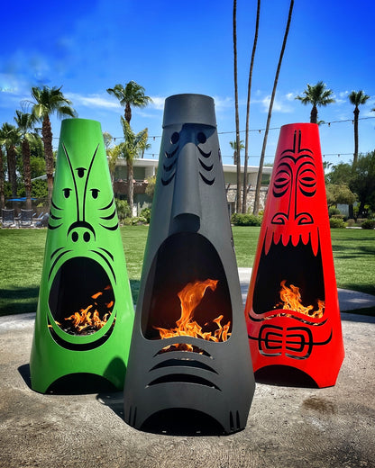 Modfire SHAG series TikiFire - 48" Vibrant Colors Outdoor Firepits