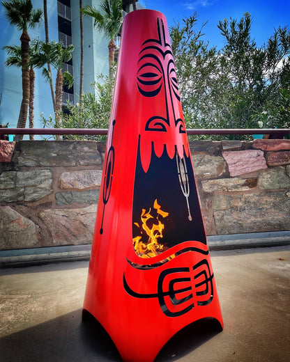 Modfire SHAG series TikiFire - 48" Vibrant Colors Outdoor Firepits