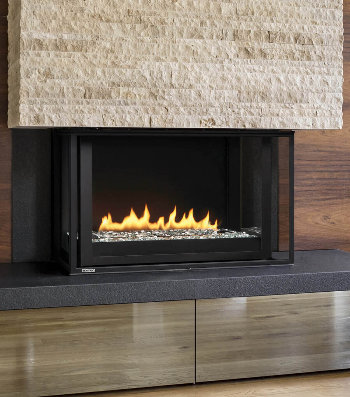 Montigo DIVINE MULTI  HL38PR Bay Gas Fireplace